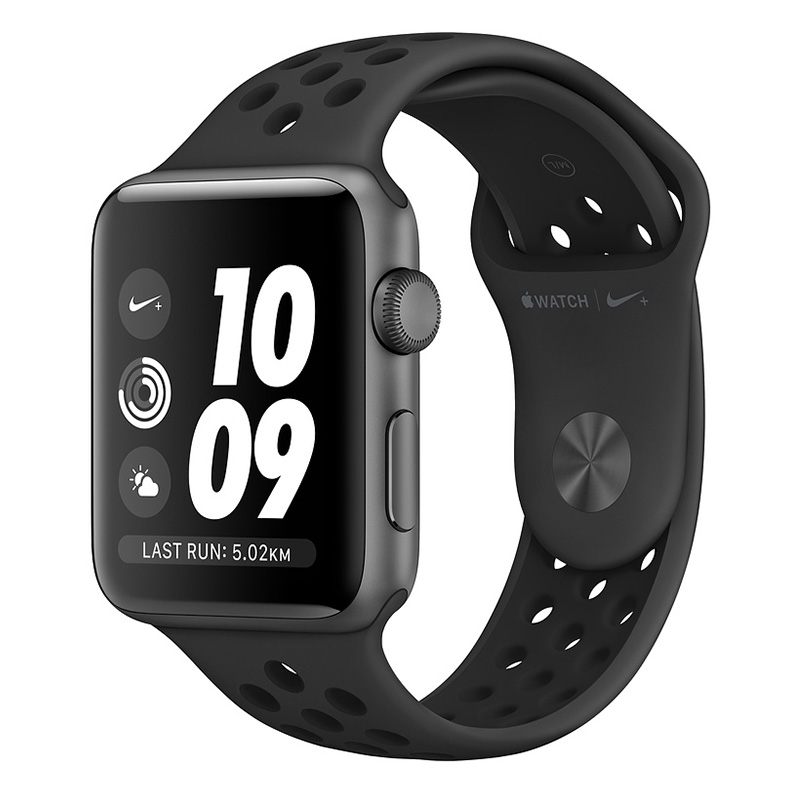 Apple Watch Series 3 Nike+ (GPS) 42mm - Space Grey Aluminium Case with Anthracite/Black Nike Sport Band Best Price in UAE