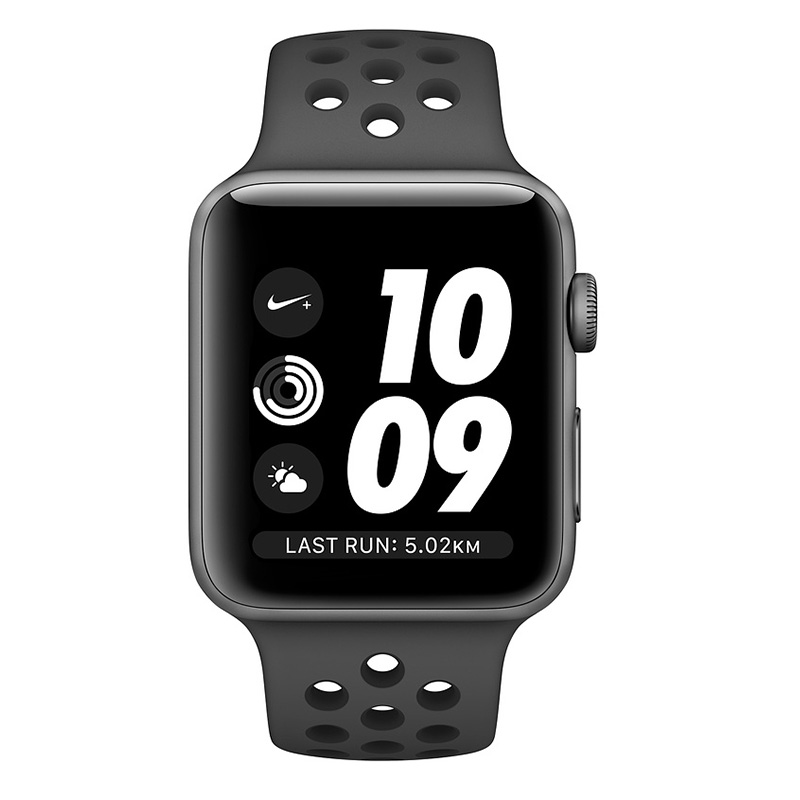Apple Watch Series 3 Nike+ (GPS) 42mm - Space Grey Aluminium Case with Anthracite/Black Nike Sport Band Best Price in UAE