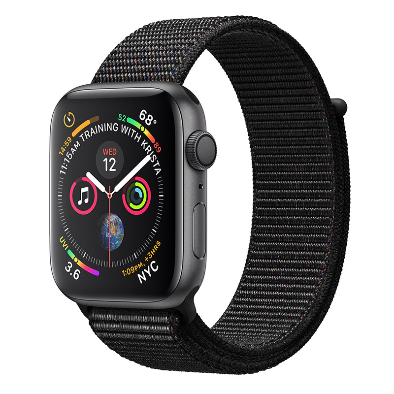 Apple Watch Series 4 GPS, 40mm Space Gray Aluminum Case With Black Sport Loop Best Price in UAE