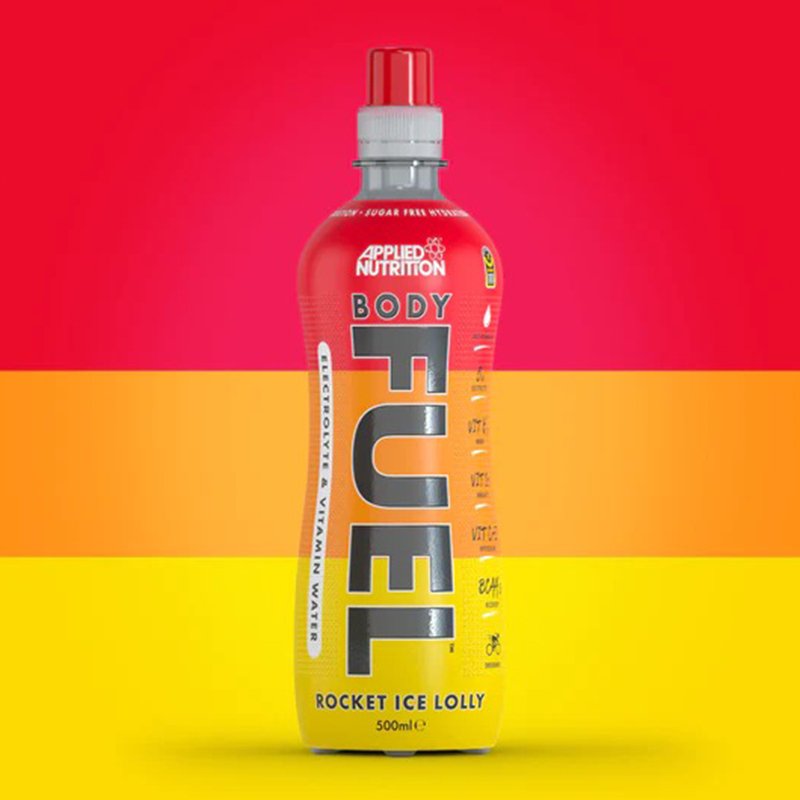 Applied Nutrition Body Fuel Hydration & Vitamin Water 500 Ml 12 Pcs in Box - Rocket Ice Lolly