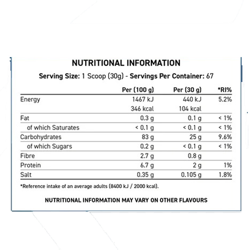 Applied Nutrition Cream of Rice 2 Kg - Golden Syrup Best Price in Dubai