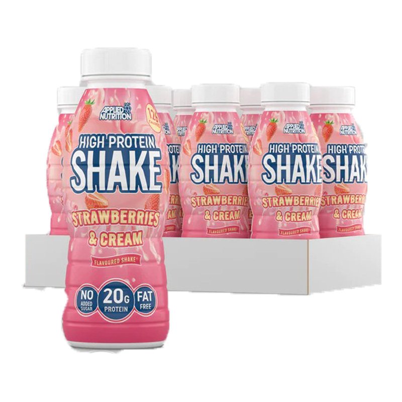 Applied Nutrition High Protein Shake 8 Pcs 330ml - Strawberries N Cream