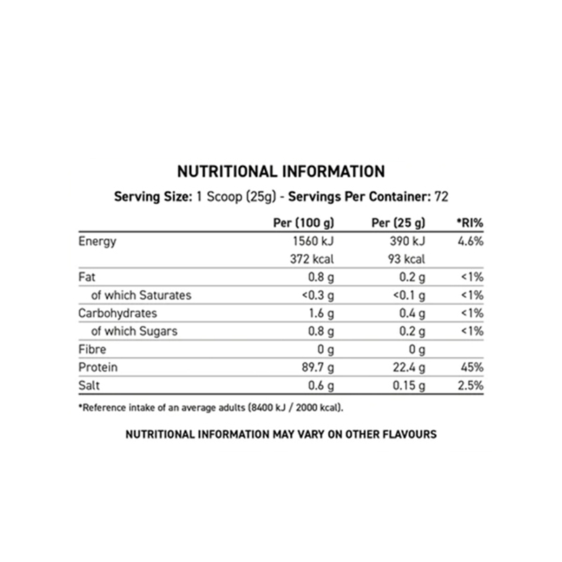 Applied Nutrition ISO - XP Whey Protein Isolate 1.8 kg - Vanilla Best Price in Dubai