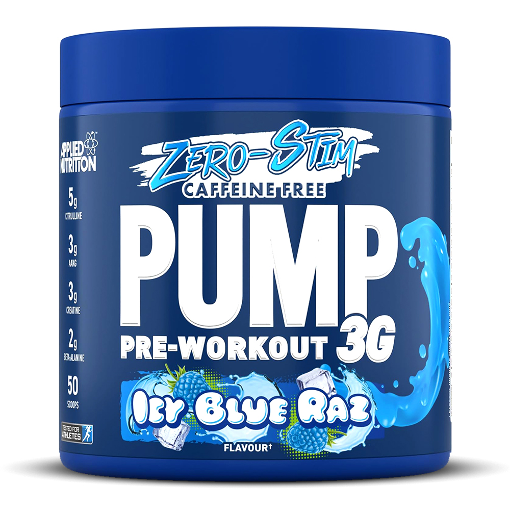 Applied Nutrition Pump Pre Workout 3 G 25 Servings - Icy Blue Raz