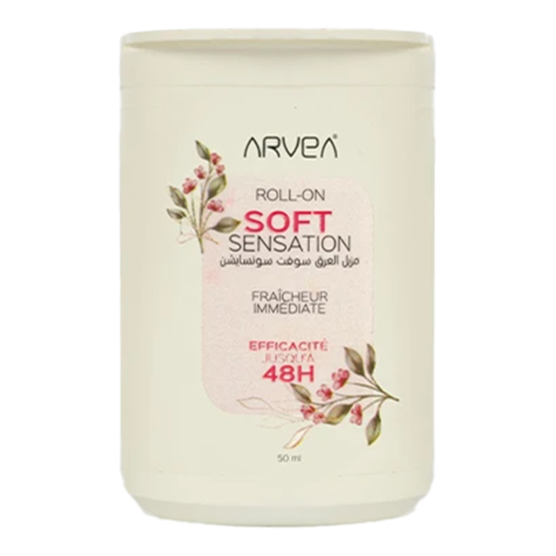 Arvea Roll On Recharge Deodorant - Soft Sensation Best Price in UAE