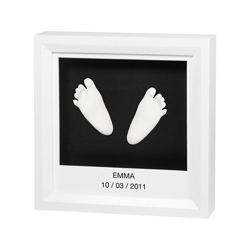 Baby Art Window Sculpture Frame White