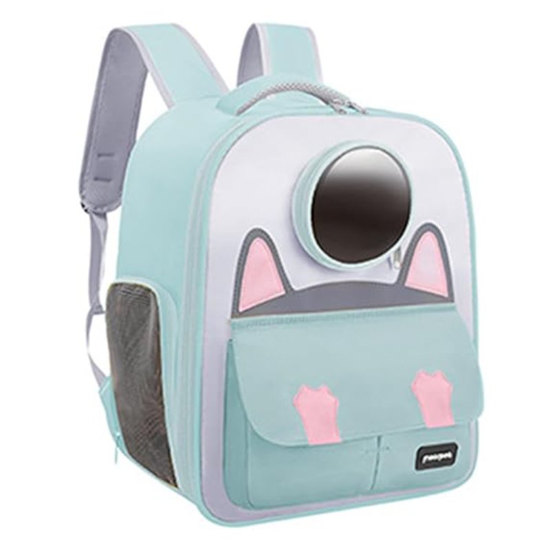 Backpack Type Pet Carrier for Cats and Dogs Green - 8109