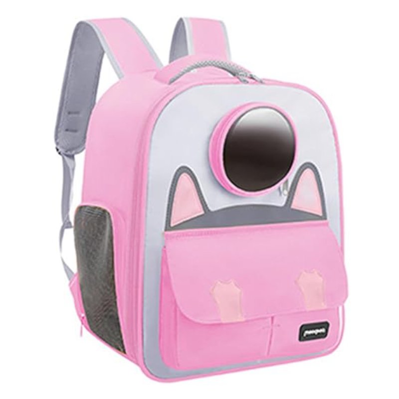 Backpack Type Pet Carrier for Cats and Dogs Pink - 8109