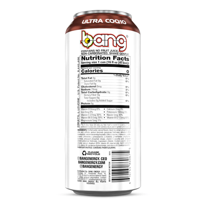 Bang Energy Drink 473 ml - Lemon Drop Sweet Tea Best Price in Sharjah