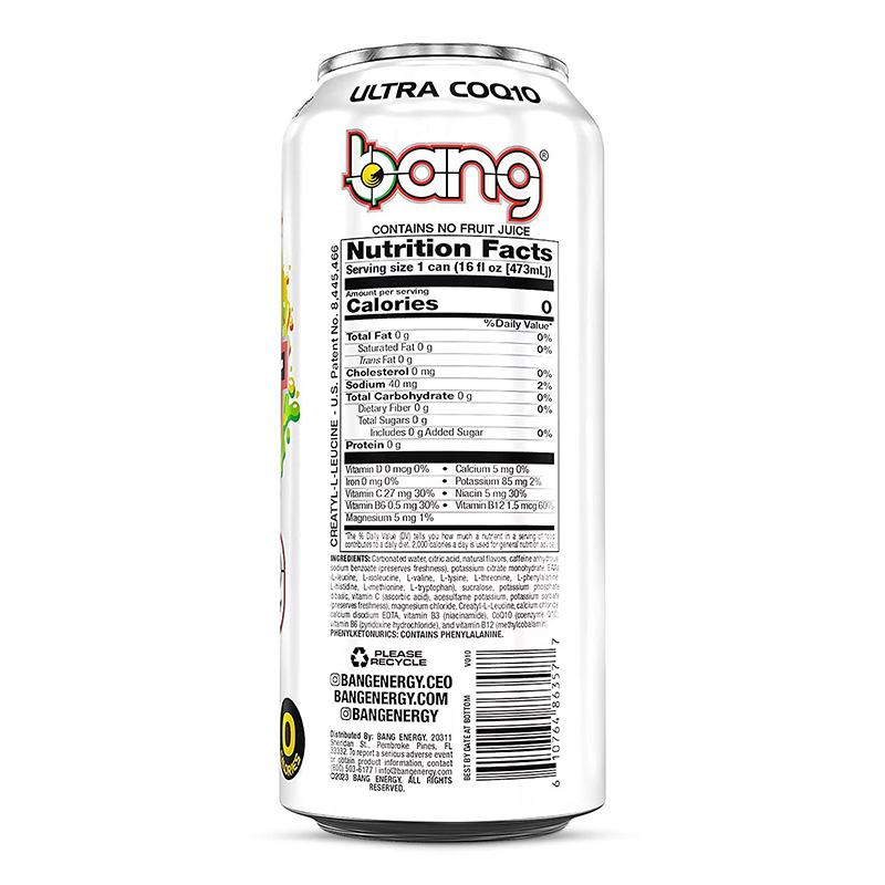 Bang Energy Drink 473 ml - Lemon Drop (US Version) Best Price in Dubai
