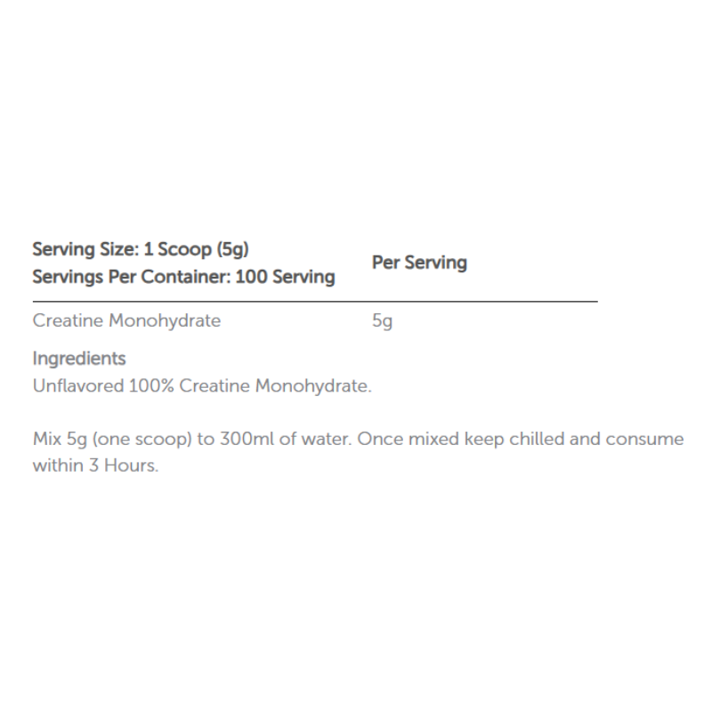 Basix Pure Creatine 300 G - Unflavored Best Price in Dubai