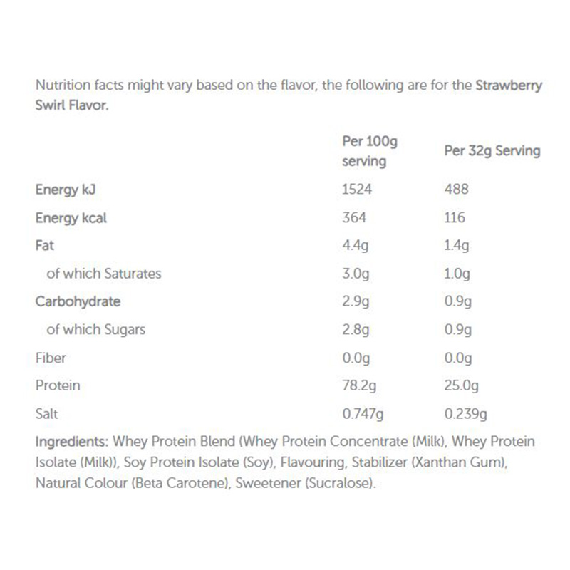 Basix Whey Protein 5 lbs - Strawberry Swirl Best Price in Dubai