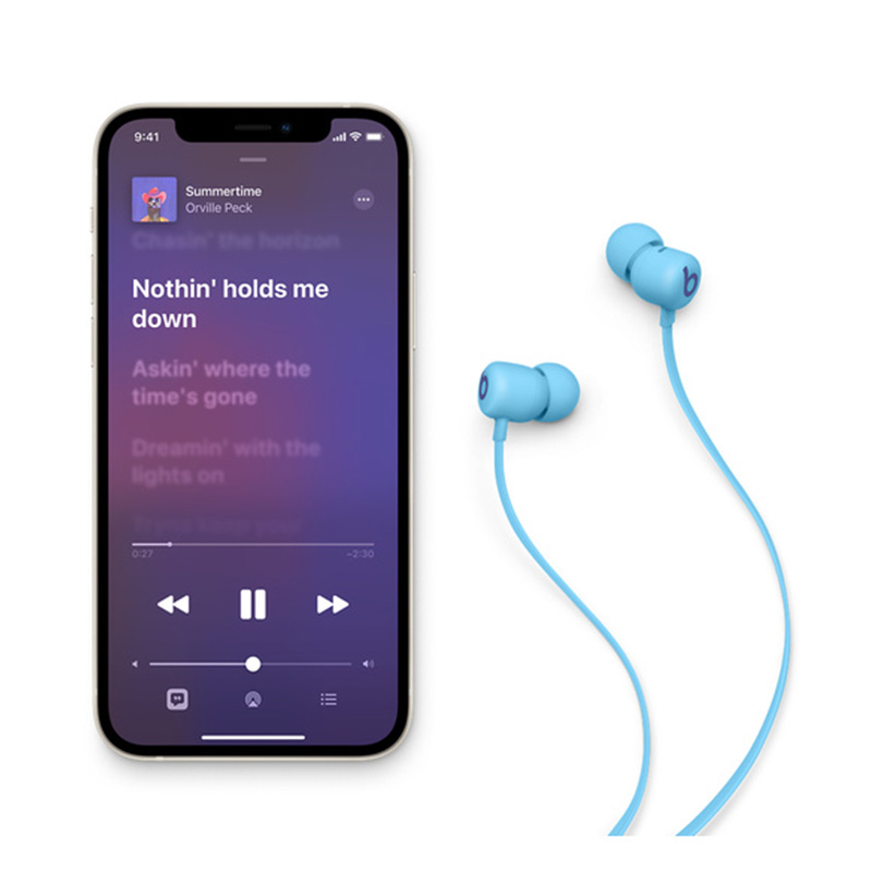 Beats Flex All Day Wireless Earphones - Flame Blue Best Price in Abu Dhabi