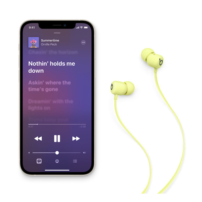 Beats Flex All Day Wireless Earphones - Yuzu Yellow Best Price in Abu Dhabi