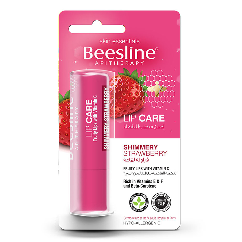 Beesline Lip Care Shimmery Strawberry