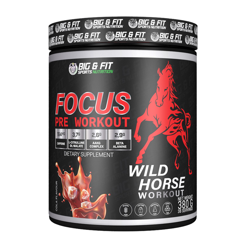 Big & Fit Focus Pre Workout 380 G - Cola