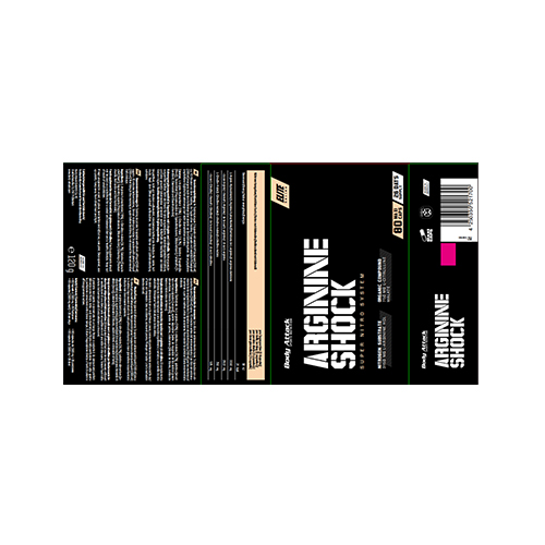 Body Attack Arginine Shock 3150 80 Caps - BA-AG
