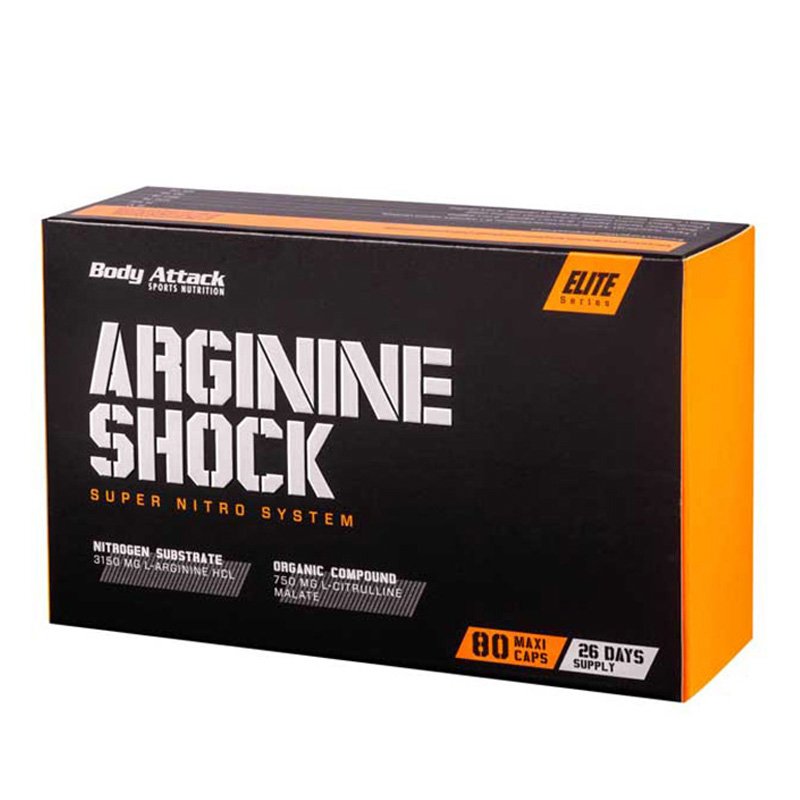 Body Attack Arginine Shock Blister 80 Caps