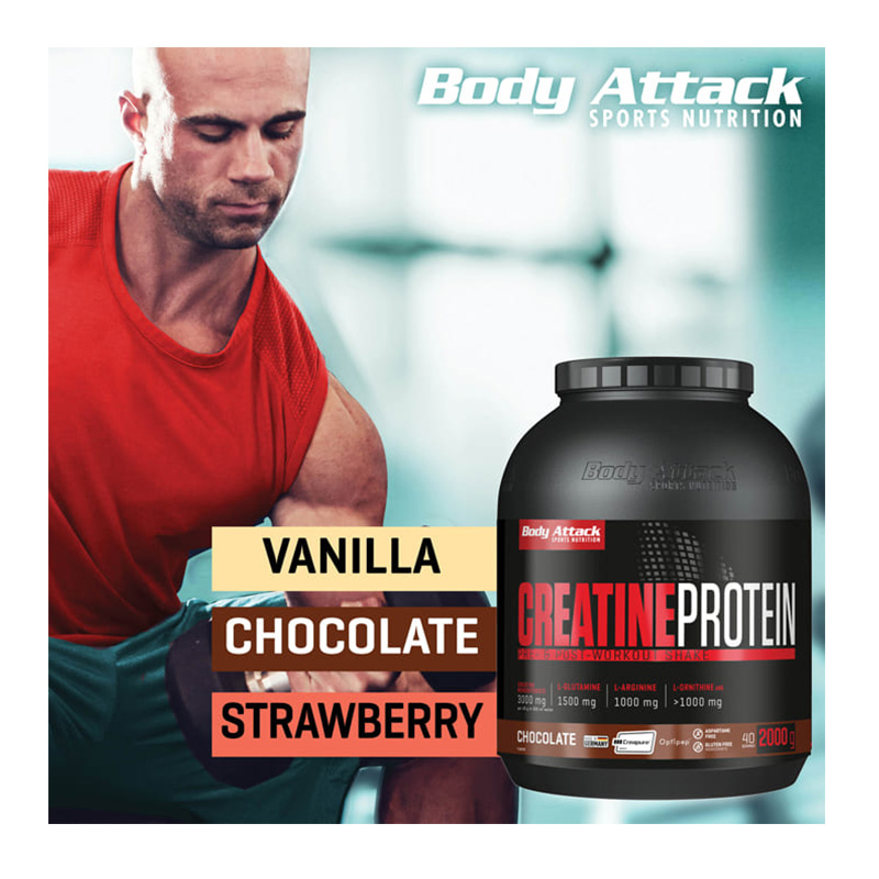 Body Attack Creatine Protein 2000g Best Price in Abu Dhabi