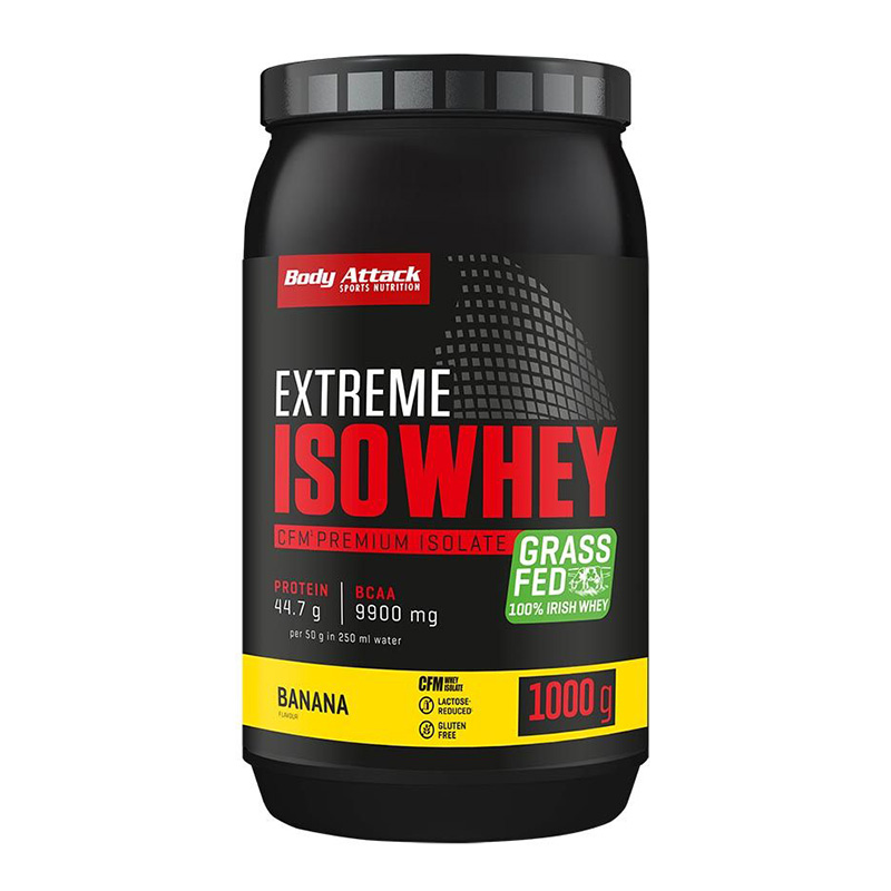 Body Attack Extreme ISO Whey 1000 G - Banana
