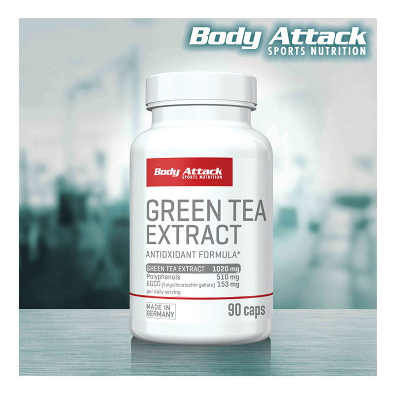 Body Attack Green Tea Extract 90 Caps Best Price in Abu Dhabi