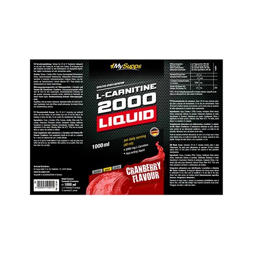 Body Attack L-Carnitine 2000 Liquid Lime 500ml - BA-LCL