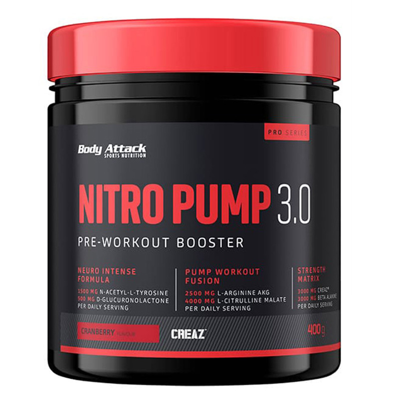 Body Attack Nitro Pump 3.0 400g Best Price in UAE