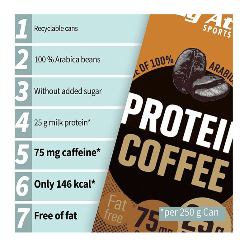 Body Attack Protein Coffee 250ml x 10 Cans
