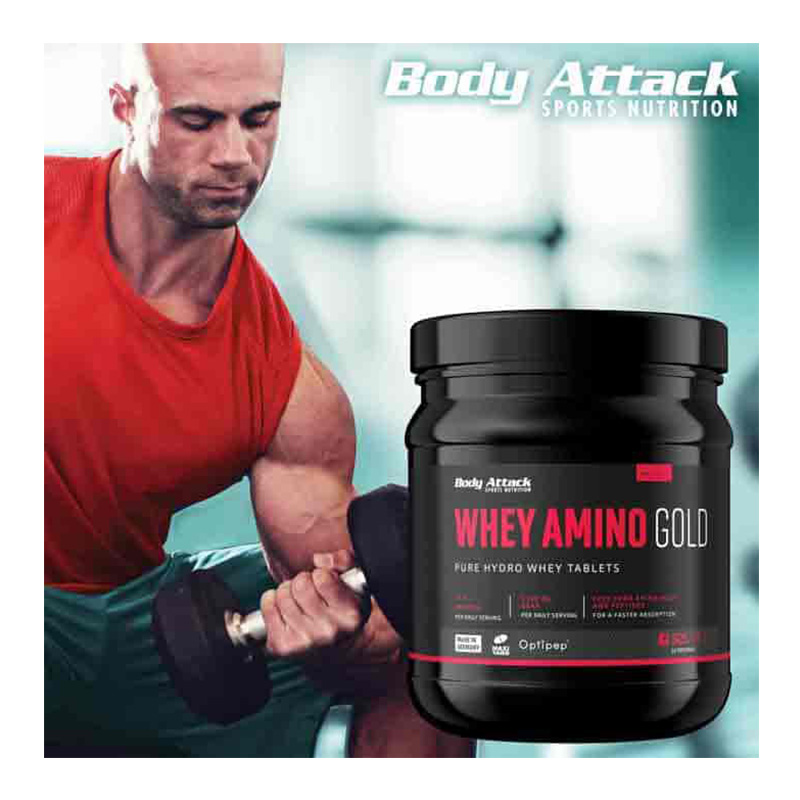 Body Attack Whey Amino Gold 325 Tabs