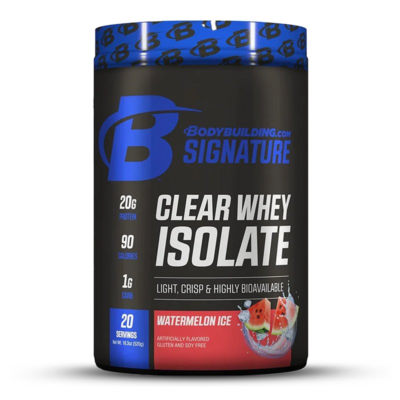 BodyBuilding Signature Clear Whey Isolate 20 Servings - Watermelon