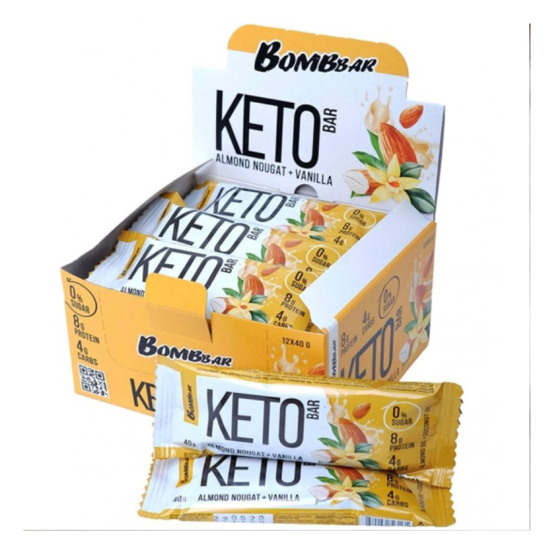 Bombbar Keto Bars Almonds 1x12 Bars