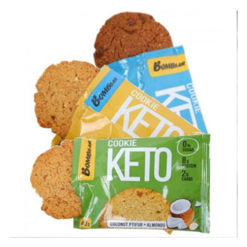 Bombbar Keto Cookies Coconut and Almonds 1x12 Best Price in Abudhabi
