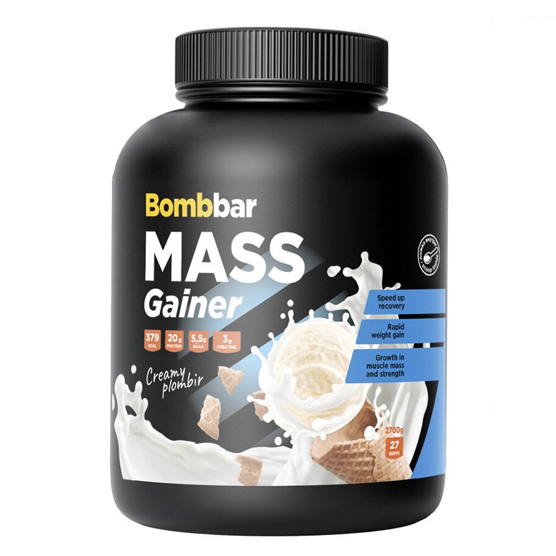 Bombbar Mass Gainer 2700 G - Creamy Plombir