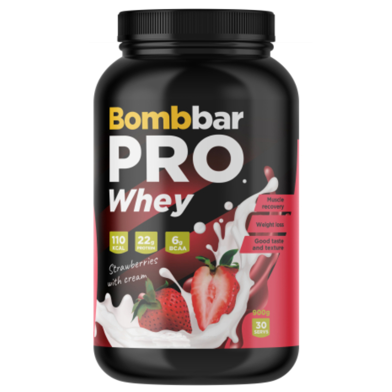 Bombbar Pro Whey 900 G - Strawberries Cream