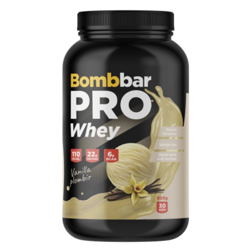 Bombbar Pro Whey 900 G - Vanilla Plombir