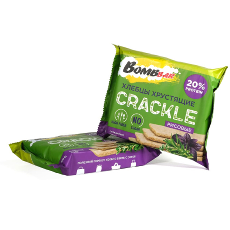 Bombbar Rice Crispbread 60 G 20 Pcs - Provencal herbs