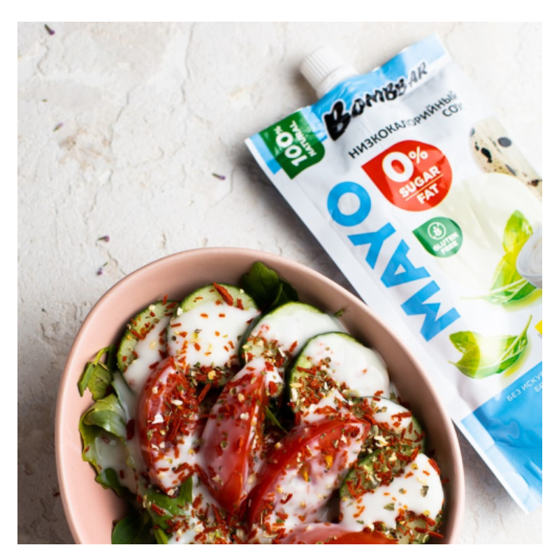 Bombbar Sauces 240 G 10 Pcs in Box - Mayo Best Price in Dubai