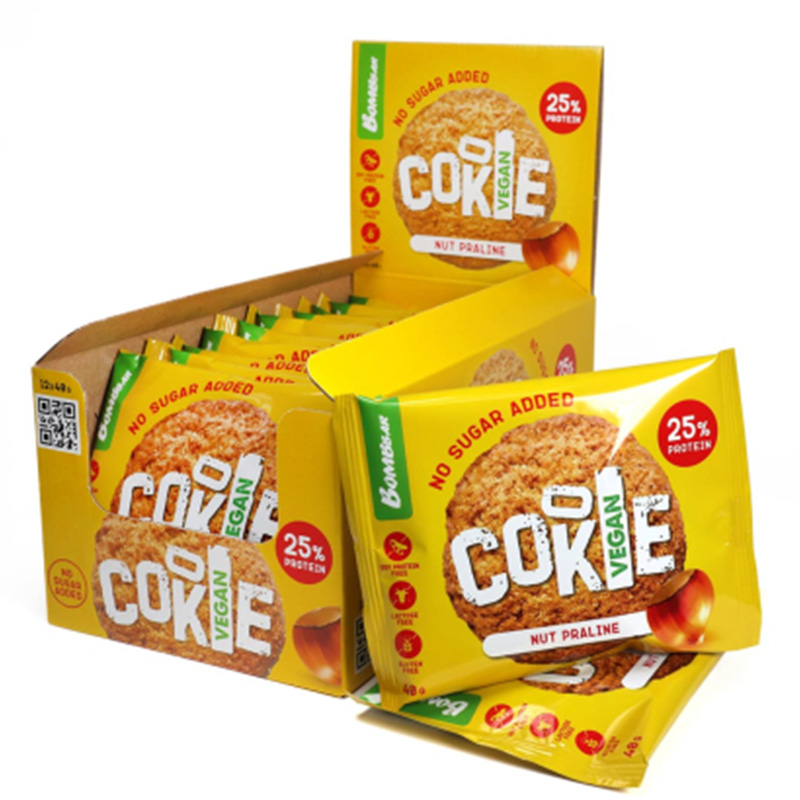 Bombbar Vegan Protein Cookies 40 G 12 Pcs - Nut Praline