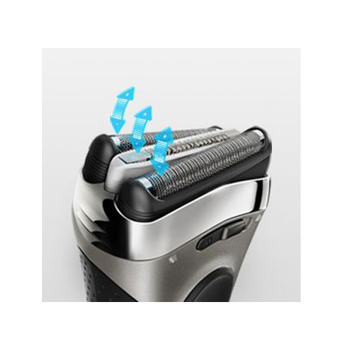 Braun Series 3 Wet and Dry Cordless Shaver with Long Hair Trimmer for Men