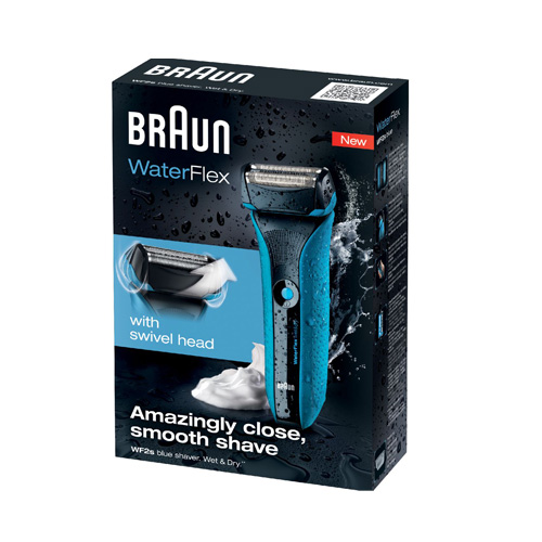 Braun Water Flex Wet and Dry Cordless Shaver for Men
