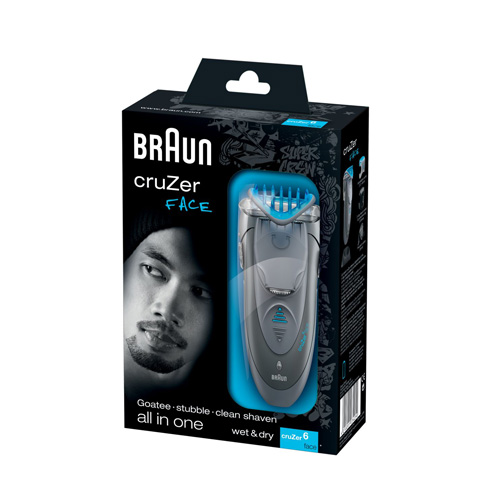 Braun Wet and Dry Mutli Trimmer for Face CRUISER 6