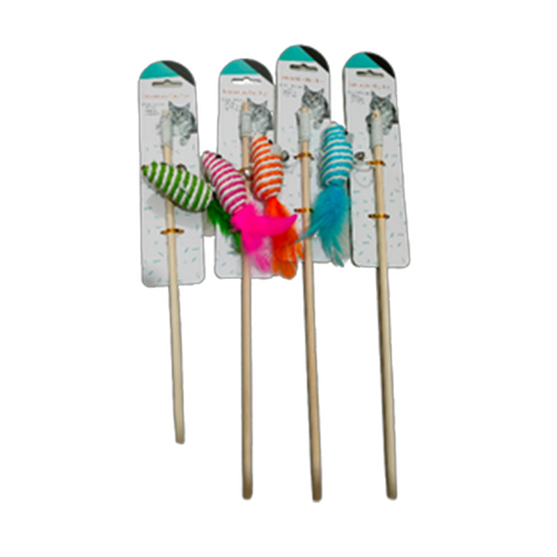 Cat Supply Cat Wand Stick Small - Blue