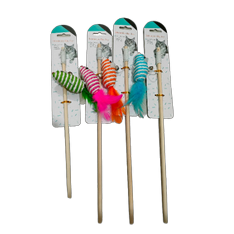 Cat Supply Cat Wand Stick Small - Orange