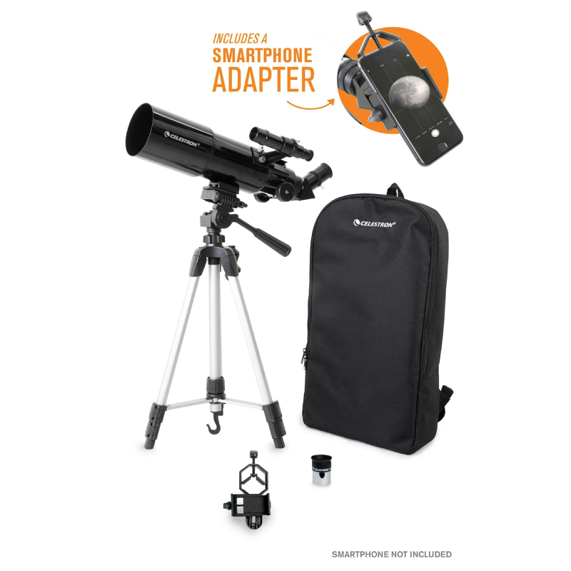 Celestron Travel Scope 80 Portable Telescope with Smartphone Adapter Best Price in  Abu Dhabi