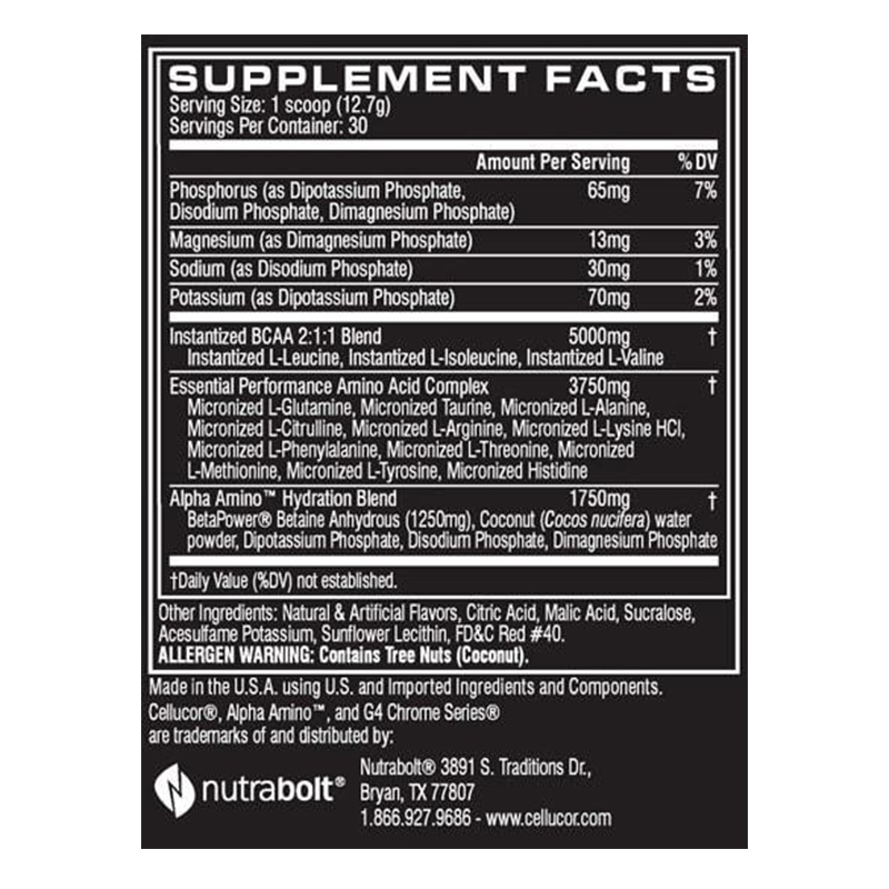 Cellucor Alpha Amino - 50 Servings Best Price in UAE