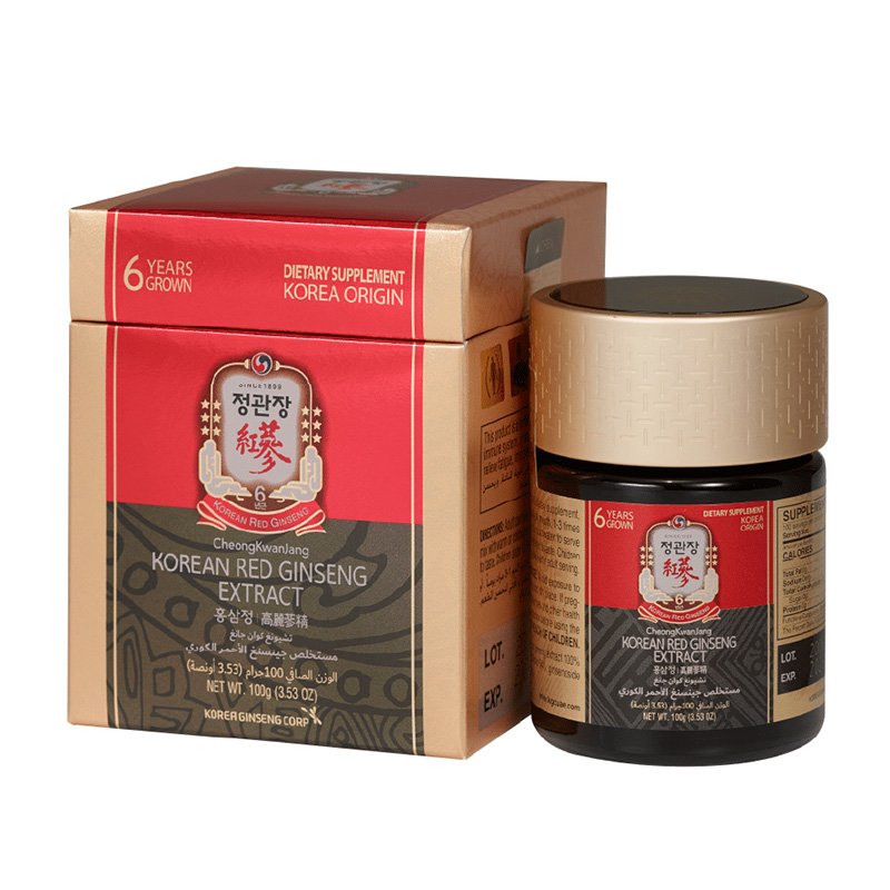 Cheong Kwan Jang Korean Red Ginseng Extract 100 grams Jar