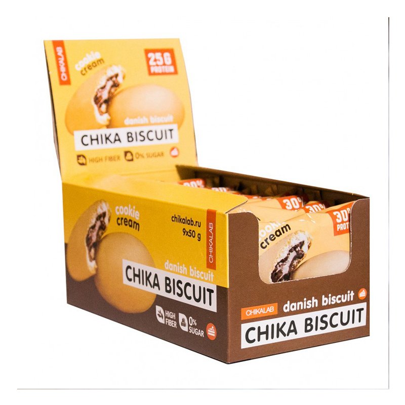 Chikalab Protein Chika Danish Biscuits 1x9 Packs