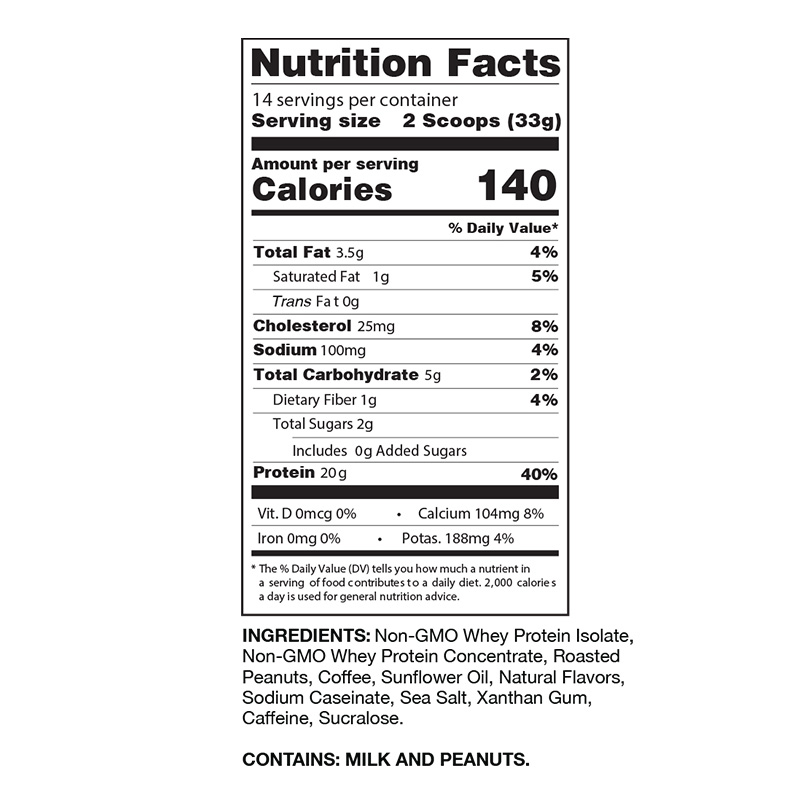 Chike High Protein Coffee Peanut Butter - 462 g Best Price in Abu Dhabi