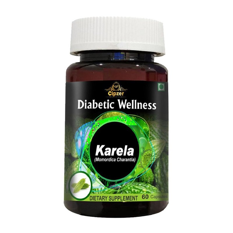 Cipzer Karela (Momordica charantia) Capsule | 500mg