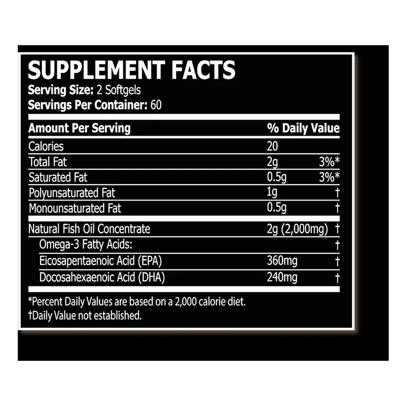 Core Champs Omega-3 Fish Oil 120 Softgels Best Price in Dubai